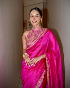 South Indian Saree, भारतीय दुल्हन संबंध�ी, Manushi Chillar, Punit Balana, Manushi Chhillar, Simple Saree Designs, Fashionable Saree Blouse Designs, Fancy Sarees Party Wear, Simple Sarees