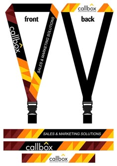 an advertisement for cellbox showing the different types of lanyards and suspenders