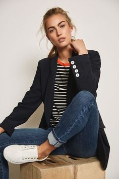 Money Fashion, Elegant Styles, Mode Casual, Casual Work Outfits, Blazer Outfits, Outfits Women, Black Blazer, Mode Inspiration, Look Fashion