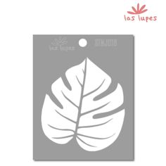 the crafter's workshop stencil set is shown with an image of a leaf