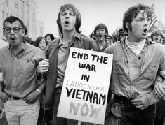 Anti-war demonstration. Hippie Movement, John Kerry, American Graffiti, Us History, Underworld, Civil Rights, A Sign, Woodstock, Laos