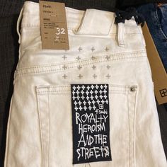 All White Brand New Ksubi Jeans Kept In Plastic Never Worn Ksubi Jeans With Tag, Ksubi Jeans, Blue Denim Pants, White Brand, Jeans Brands, All White, Denim Pants, Blue Man, Mens Pants