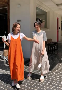 Vintage Matching Set Outfit, Korean Dress Outfit, Summer Fashion Korean Style, Summer Outfits Korean, Rok Outfit, Daily Style, Casual Style Outfits, Looks Style, Looks Vintage