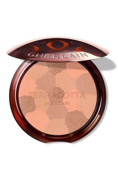 Terracotta Light Healthy Glow Bronzer Guerlain Guerlain Bronzer, Greece Packing, Parfum Givenchy, Guerlain Terracotta, Best Bronzer, Parfum Chanel, Highlighter And Bronzer, Too Faced Bronzer, Bronzing Powder