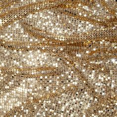 gold sequins and beads on fabric