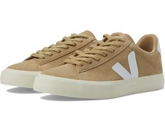 Women's VEJA Campo Everyday Fall Sneakers With Gum Sole, Fall Everyday Sneakers With Gum Sole, Leather Sneakers For Outdoor Spring Activities, Spring Outdoor Leather Sneakers, Fall Everyday Sneakers With White Sole, Suede Sneakers For Outdoor Spring Activities, Outdoor Suede Sneakers For Spring, Spring Outdoor Suede Sneakers, Tan Sneakers Women