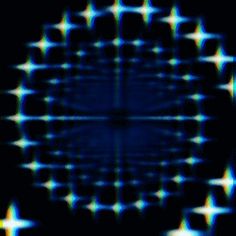 an abstract blue and black background with white stars