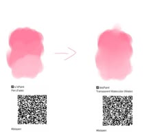 the qr code is being used to describe what it looks like