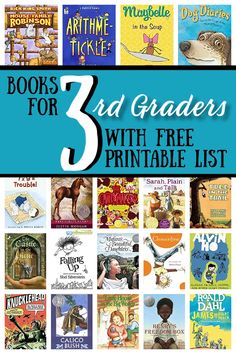 books for 3rd graders with free printable list