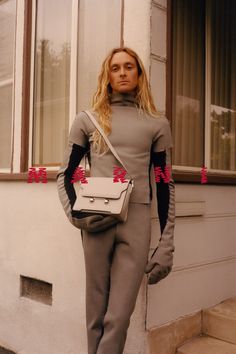 An unconventionally lively take on a gray color palette.

Marni Fall/Winter 24 Vol.2 is available on marni.com and in stores. Gray Color Palette, Grey Color Palette, Minimalist Outfit, Gray Color