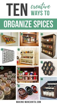 ten creative ways to organize spices