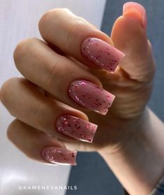 Holiday Acrylic Nails, Girly Acrylic Nails, Her Nails, Foil Nails, Sparkly Nails, Neutral Nails, Dream Nails, Pretty Acrylic Nails, Nail Shapes