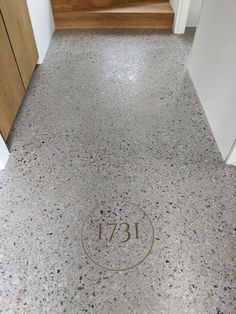 the floor is clean and ready to be used in this home's entryway