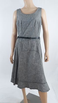 Ready for an epic shopping spree? Versade Women's Dress Gray 60% Linen 40 Cotton Sleeveless Black Belt Stitching Super Cute Like New Condition Designer by VERSADE NY Size 8, at a mind-blowing price of $48.00 Don't wait!
#DesignerDress #DressSize8 #VintageDressSize8 #VintageGrayDress #GrayDressSize8 #90sDress #VesadeDress #80sDressSize8 #80sDress #90sVintageDress Casual Fitted Sleeveless Lined Dress, Gray Fitted Sleeveless Casual Dress, Fitted Gray Sleeveless Knee-length Dress, Paneled Skirt, 80s Dress, 90s Dress, Vintage Pants, Chic Vintage, Skirt Design