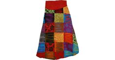 Haute Hippie Razor Tabasco Skirt in Clothing - Very Boho Hippie Skirt - This is a haute hippie patchwork skirt, with its striking pattern, colorful design and razor cuts detail. Features: patchwork, Hippie, Fall. Bohemian Red Skirt With Patchwork, Red Patchwork Skirt For Spring, Spring Red Patchwork Skirt, Red Long Hippie Skirt, Casual Patchwork Skirt For Festival, Red Bohemian Cotton Skirt, Bohemian Red Cotton Skirt, Razor Cuts, Skirt Patchwork