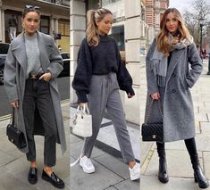 Grey Autumn, Winter Vibes, Grey Outfit, January 26, Ootd Outfit, Winter Style, Style Me, Autumn Winter, Winter Fashion