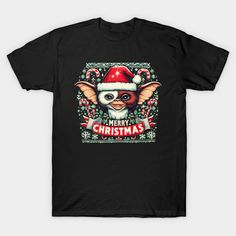 Celebrate the festive season with a touch of adorable mischief with this Gizmo's Christmas Cuteness T-shirt. Featuring the beloved Gremlin in a cheerful Christmas setting, complete with a Santa hat and holiday decorations, this tee combines the charm of Gizmo with the spirit of the season. Made from soft, high-quality cotton, it’s perfect for fans of Gremlins, Christmas enthusiasts, or anyone who loves unique holiday apparel. Spread some festive joy and Gizmo’s cuteness with this delightful holiday shirt. -- Choose from our vast selection of Crewneck and V-Neck T-Shirts to match with your favorite design to make the perfect graphic T-Shirt. Pick your favorite: Classic, Boxy, Tri-Blend, V-Neck, or Premium. Customize your color! For men and women. Gremlins Christmas, Holiday Apparel, The Nightmare, Gremlins, Christmas Settings, Holiday Shirts, Holiday Decorations, Santa Hat, Holiday Outfits