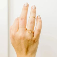 This is one of our favorite rings! It's just such a cool shape.