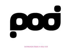 the logo for architecture studios in new york, designed by studio d'artisane