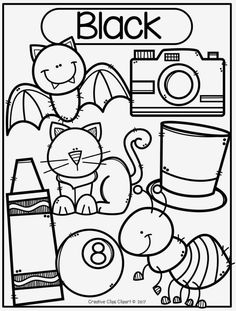 a black and white coloring page for children