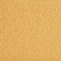 an orange and yellow wallpaper with white swirls on the edges, in shades of gold