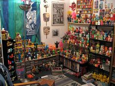 a room filled with lots of different types of toys