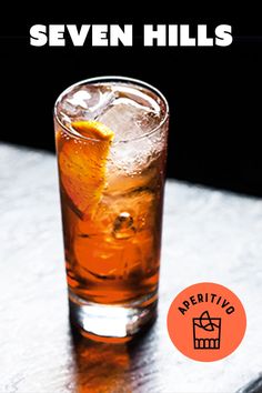 Built on a base of Cocchi Americano and Amaro CioCiaro and a splash of apricot liqueur—in place of dry vermouth and Campari—Seven Hills riffs on the Rome with a View formula. Apricot Liqueur, Seven Hills, Dry Vermouth, Vermouth, Cocktail Recipe, Simple Syrup, Mixology