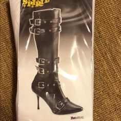 Spirit Brand Knee Boots With 3 3/4” Heels Never Worn Spirit Shoes, Shoes Heels Boots, Knee Boots, Shoes Women Heels, Heeled Boots, Shoes Heels, Women Shoes, Halloween, Boots