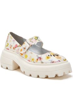 Katy Perry The Geli Combat Mary Jane (Women) | Nordstromrack Holographic Butterfly, Loafers Online, Platform Heels Chunky, Mary Jane Flats, Womens Size Chart, Lug Sole, Katy Perry, Platform Heels, Online Accessories