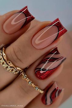 15 Chic Red Nail Trends for Winter 2023-2024 - thepinkgoose.com