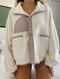 Olive Lynn, Sherpa Jacket, Cute Everyday Outfits, Cute Simple Outfits, Preppy Outfits, Fall Winter Outfits, Outfits Casuales, Comfy Outfits, Cute Casual Outfits