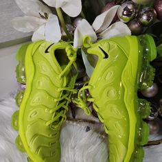 Nike Air Vapormax Plus Women Shoes Sizes 6.5 7.5 Color Atomic Green | Black In 2018, Nike Went Above And Beyond To Experiment With Old Silhouettes And Combine Them With New, Modern Technology. One Of The More Famous Hybrid Designs Is The Nike Air Vapormax Plus Which Mixes The Bounciness Of The Vapormax Sole With The Upper Of An Air Max Plus. This New Shoe Model Is As Unique As They Come And Will Help Elevate Your Style To The Next Level. Vapormax Air Technology Provides Lightweight Cushioning Yo Green Lace-up Running Shoes With Air Cushioning, Green Mesh Running Shoes With Abzorb Midsole, Green Mesh Sneakers With Air Cushioning, Green Low-top Running Shoes With Air Cushioning, Nike Spring Sneakers With Abzorb Midsole, Nike Sneakers With Abzorb Midsole For Spring, Green Synthetic Running Shoes With Abzorb Midsole, Green Lace-up Running Shoes With Air Max Cushioning, Green Mesh Sneakers With Round Toe