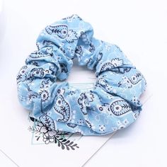 Product Description Look great with any hairstyle when this hair accessory is added. The versatile paisley pattern can be easily matched with other wardrobe favorites. Add a tranquil touch with this soothing blue color. Product Details Design: Paisley Color: Available in multiple colors Material: Polyester Paisley Color, Rope Hair, Paisley Flower, Wrap Hair, Womens Trendy Dresses, Tie Hair, Scrunchies Hair, Series Black