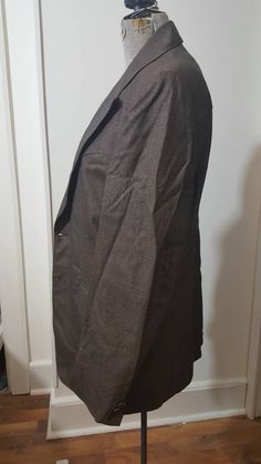 "Vintage 1970s era mens brown western suit. Jacket and pants. Lined and tailored. Pants have been altered. Beautiful condition, just needs pressing. Size L/Large (pit to pit 23\", sleeve 30\", back length 30\". Pants waist 34\", inseam 32\"). FREE SHIPPING" Brown Flat Front Suit For Fall, Brown Flat Front Suits For Fall, Brown Suits With Hidden Button Closure For Office, Brown Single Button Sport Coat For Work, Tailored Brown Suits With Pockets, Brown Tailored Suits With Pockets, Brown Blazer With Welt Pockets And Flat Front, Brown Sport Coat With Hidden Button Closure For Office, Vintage Brown Blazer For Business Casual