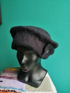 I made this hat from black sheep's wool using the felting method as a variant of a male medieval headdress. It is light, warm, keeps its shape due to the density of the felt. Can be your winter hat or used for theatrical performances or historic reenactment festivals. Medieval Headdress, Medieval Hats, Historical Hats, Woolen Hat, Costume Hats, Winter Hat, Headdress, Favorite Things Gift, Costume Accessories