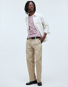 Cotton-Hemp Blend Pleated Trousers Dad Fashion, Pleated Trousers, Pleated Pants, Madewell, Trousers