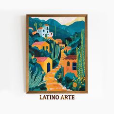 Indulge in the enchanting allure of Mexican villages with our Printable Naive Art. This Mexican Wall Art beautifully captures the essence of colorful Hispanic towns, showcasing a vibrant Mexican Village in intricate detail. Celebrate Latin American culture with this Digital Download, ideal for bringing a touch of charm to any space. ------------------------------------------------------- -- 𝐈𝐍𝐒𝐓𝐀𝐍𝐓 𝐃𝐈𝐆𝐈𝐓𝐀𝐋 𝐃𝐎𝐖𝐍𝐋𝐎𝐀𝐃 -- - No Physical Item will be Shipped  Once your payment ha Mexican Modern House Artwork, Mexican Village Paintings, Mexican Style Home, Mexican Village, Village Painting, Mexican Wall Art, Latino Art, Mexican Wall, Latin American Art