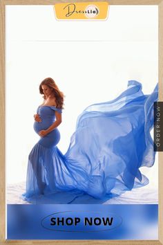 Maternity Maxi Dress Pregnant Women Photography Dress Off Shoulder Pregnancy Dress Gown for Photo Shooting Photography Props Elegant Flowy Maternity Dress, Flowy Maxi Length Maternity Dress, Blue Maxi Maternity Dress For Wedding, Elegant Flowy Maternity Gown, Flowy Maternity Gown, Blue Maxi Length Maternity Dress For Wedding, Off The Shoulder Maternity Dress Photo Shoot, Big Dress Maternity Shoot, Flowy Floor-length Maxi Dress For Maternity