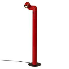 Tatu Floor Lamp: Red Red Floor Lamp, Metal Columns, Santa Cole, 60s Style, New Groove, Portable Table, Perfect Partner, Focal Length, Floor Lamp Lighting