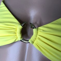 Gorgeous Bikini “Couture” Best Quality Golden Accessories Perfect For Summer, Size Is S Or Euro40 There Is A Fine Lane In The Back Of The Bikini Msg For More Info Tags: Zara, Bebe, 2bebe, Victoria Secret, Pink, Fashion Nova, Public Desire, House Of Cb, Nasty Gal, Mistress Rocks, Forever 21, Stradivarius, H&M, Pink, Victoria Secret, Hot Miami Styles, Gold Bikini, Victoria Beckham, Herve Leger, Juicy Couture, Tory Burch, Papaya, Dior, Chanel, Lv, Express, Bcbg, Guess, Versace, Dolce And Gabbana Chic Yellow Swimwear For Pool, Chic Yellow Swimwear For The Pool, Chic Yellow Stretch Swimwear, Chic Yellow Swimwear For Beach, Yellow Backless Swimwear For Party, Yellow Fitted Backless Swimwear, Fitted Yellow Backless Swimwear, Neon Yellow Swimwear For Summer Party, Neon Yellow Party Swimwear For Summer