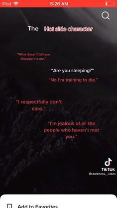 an iphone screen with the text'i am not sleeping, no i'm training to die