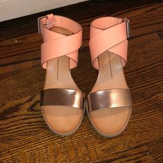 2in Cork Wedge - Unworn / Faux Leather Tie Heels, Wedge Loafers, Black Leather Wedges, Tan Wedges, Cork Wedges Sandals, Wrap Sandals, Lace Up Wedges, Ankle Strap Wedges, Dolce Vita Shoes