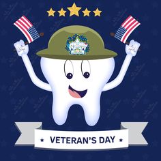 Dental Social Media, Happy Veterans Day, Smile Teeth, Parenting Inspiration, Dental Humor, Pediatric Dentistry, Veteran’s Day, Military Veterans