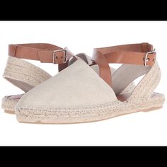 This Is A Brand New Matt Bernson Corsica Espadrilles In Natural. Leather Covered Insole With 5mm Of Memory Foam. Crafted With A Canvas Upper And A Natural Braided Jute Detail. Genuine Leather Ankle Strap With Buckle Closure. Comes With Original Box And Dust Bag. Heel Height: 1 Inch Weight: 12 Oz. Platform Height: 3/4 In Width: M. Made In Spain Heeled Espadrilles, Low Heel Sandals, Shoes Platform, Natural Women, Low Heel Shoes, Pointed Toe Shoes, Toe Shoes, Espadrille Shoes, Wedge Espadrille