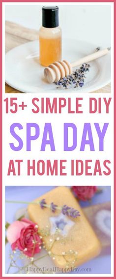 15+ Simple DIY Spa Day at home home ideas!  Great way to pamper yourself with a spa day at home! #spaday #diyspa #diyspaday #pamper #pamperyourself #giftsforfriends #giftsforwomen #giftsforher Diy Home Spa, Diy Facial Mask, Diy Masks, Antiaging Skincare, Spa Ideas, Soap Labels