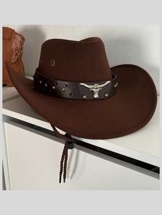 Step into the spotlight with our handmade suede cowboy hat - a customer favorite! ✨ Artisanal Craftsmanship: Each hat is carefully handcrafted, ensuring exceptional quality and character. ✨ Versatile Design: Perfect for all genders and head sizes, even accommodating larger sizes up to 61cm. ✨ Statement Piece: Ideal for concerts, events, and everyday fashion statements. Key Features: * Premium polyester with a luxurious suede-like finish * Wide brim design for that classic Western look * Carefull Western Style Brown Cap Costume Hat, Western Winter Rodeo Costume Hats And Headpieces, Western Style Winter Rodeo Costume Hats And Headpieces, Western Costume Hats And Headpieces For Rodeo, Brown Adjustable Costume Hat For Rodeo, Western Style Cap For Country Events, Adjustable Brown Costume Hats For Rodeo, Brown Western Top Hat For Outdoor, Adjustable Brown Hat Bands For Country Concerts