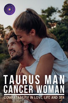 The Taurus Man is someone who is steadfast and firm when it comes to his beliefs, he is the one that you want standing at your side when the tides turn, and he is the one that will treat each relationship in his life with importance. You, his partner, is the Cancer Woman who has her own desires and beliefs. So how do these two astrological signs mix together in terms of romantic compatibility? #Taurus #Cancer #datingtips Taurus Man In Love, Dog Zodiac, Zodiac Sign Love Compatibility, Zodiac Relationships, He Is The One, Zodiac Signs Taurus