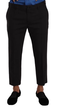 Dolce & Gabbana Gray Bordeaux Wool Trouser Dress Pants - Ellie Belle Trouser Dress, Bordeaux Color, Trouser Design, Classic Trousers, Stylish Pants, Wool Trousers, Outfit Combinations, Stretch Pants, Dress Trousers