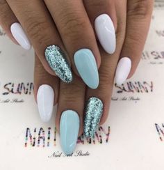 51 Trendy Nails Blue Sparkle Mint #nails Bright Summer Nails Designs, Summer Nails Colors Designs, Nails Opi, Bright Summer Nails, Super Nails