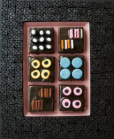 there are many different types of chocolates in the box